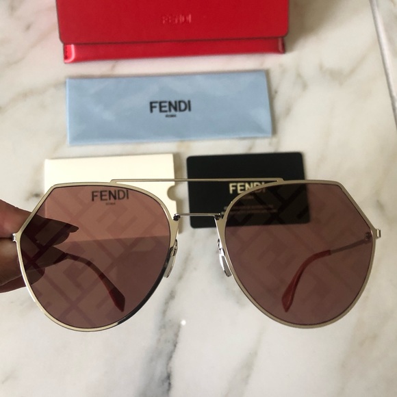 ?NEW SPECIAL EDITION FENDI AVIATOR SUNGLASSES ? main image 4